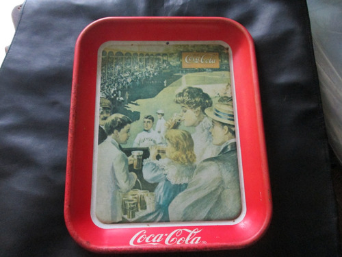 Antigua Charola De Coca-cola Juego De Beisbol En 1907 (Usado)