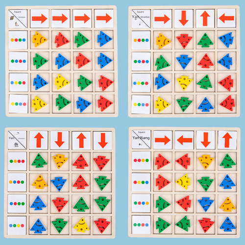 Simple (sin Caja De Color): Rompecabezas De Lógica Con Flech