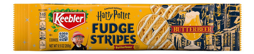 Galletas Keebler Harry Potter Fudge Stripes Butterbeer Impor