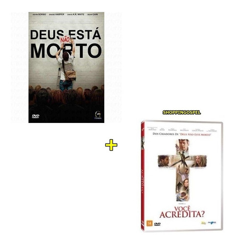 Deus Não Está Morto Dvd + Você Acredita? Dvd  Originais