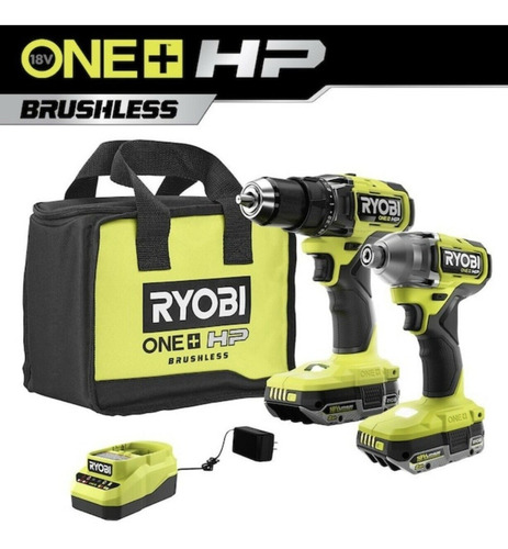 Taladro Y Taladro De Impacto Ryobi S/carbones 18v, Pblck01k