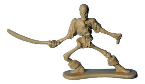 Esqueleto Pirata Figura Miniatura (Usado)