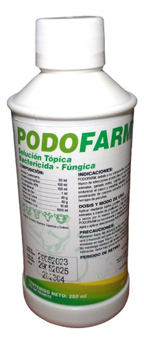 Podofarm 200ml ,farmagro Veterinario Para Problemas Podales