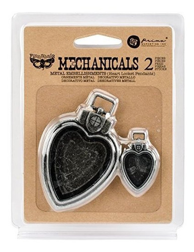 Colgantes De Dije Corazón - Prima Mechanicals (2/pack)