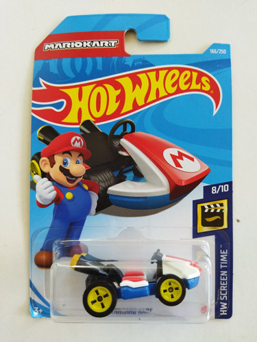 Hot Wheels Standard Kart Mario Kart Go Kart Rojo 166/250 Car