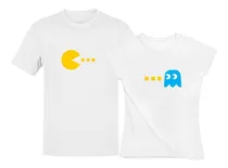 Comprar Playeras Dúo De Parejas Pacman Videojuegos Gamer