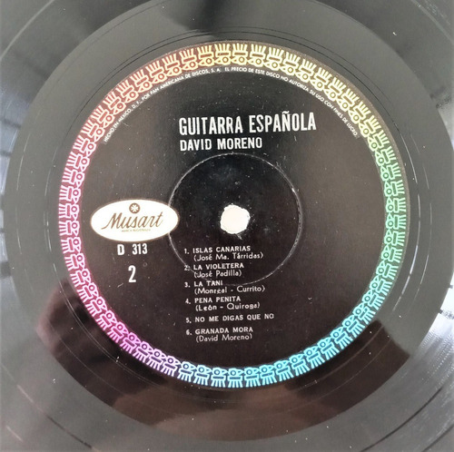 David Moreno Lp Guitarra Española (Usado)