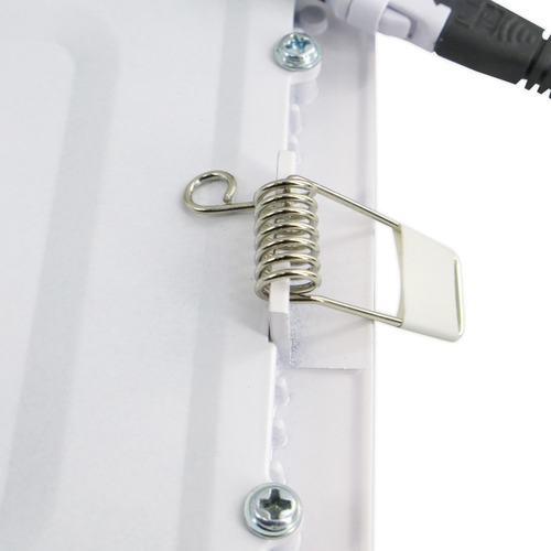 Imagen 4 de 9 de Pack X 4 Panel Plafón Led Spot Embutir 12w Cuadrado Blanco