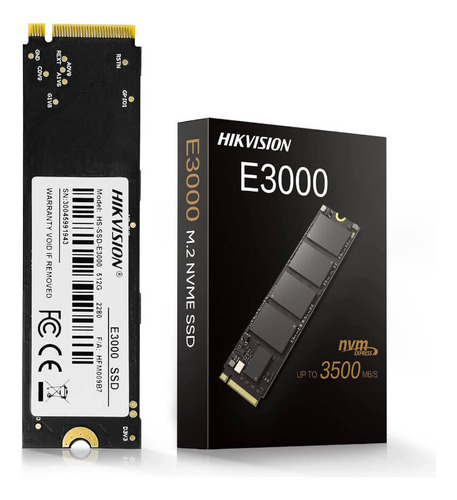 Hikvision Ssd 512gb E300 M.2 Pcie Nvme Hs-ssd-e3000-512g