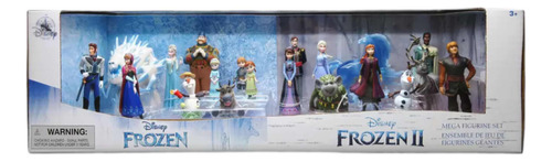 Mega Set Figuras Frozen Princesas Ana Y Elsa Disney Store