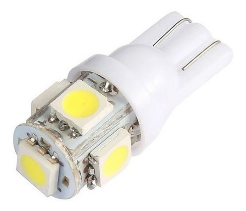 Muelitas T10 Bombillo Led Blanco (par)