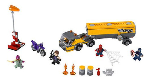 Ataque De Un Camión Cisterna Lego Marvel Super Heroes 76067