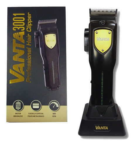 Kit Clipper Vanta 3001 + Patillera Premium Label 1100 6c