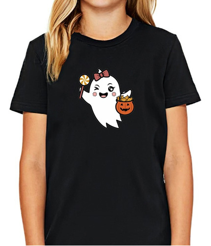 Poleras Niños Estampadas Con Diseño Halloween