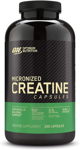 Creatina Micronizada Optimum Nutrition 300 Capsulas 150 Serv