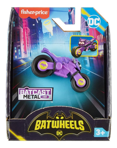 Fisher-price Dc Batwheels Bibi The Batgirl Cycle Vehículo A 