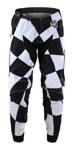 Imagen 6 de 15 de Pantalon Motocross Troy Lee Se Joker Negro/blanco