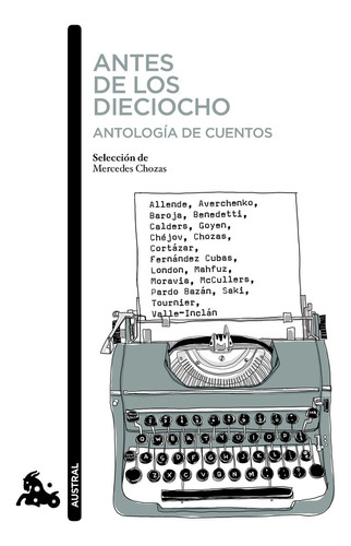 Libro Antes De Los Dieciocho. Antologia De Cuentos