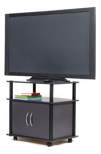 Home Basics Soporte De Tv Pequeño Aglomerado Y Pvc Con