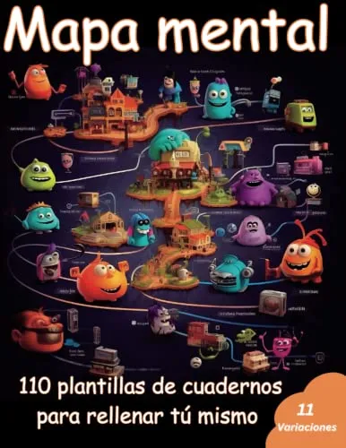 comprar Libro Cuaderno De Mapas Mentales - Diario Con 110 Mapas Men