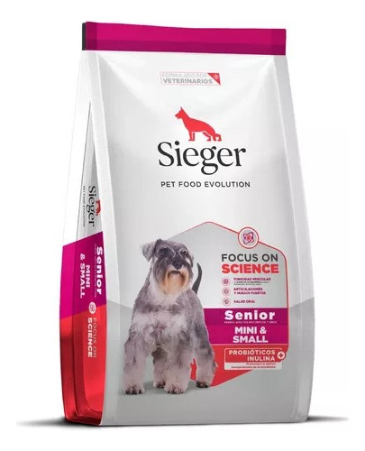 Alimento Sieger Focus On Science Senior Mini & Small X 1 Kg