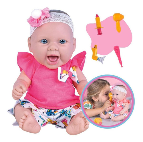 Boneca Baby Ninos Cuidar E Amar Reborn - Cotiplas 2498