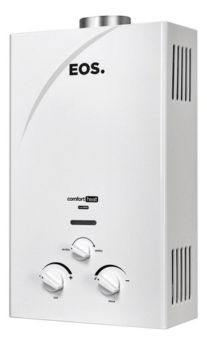 Aquecedor De Água A Gás Eos 7,5l Glp Branco Eaq75gm