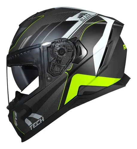 MLB 5691376034 Capacete Moto Race Tech Volt Track C Visor Solar Cores JM