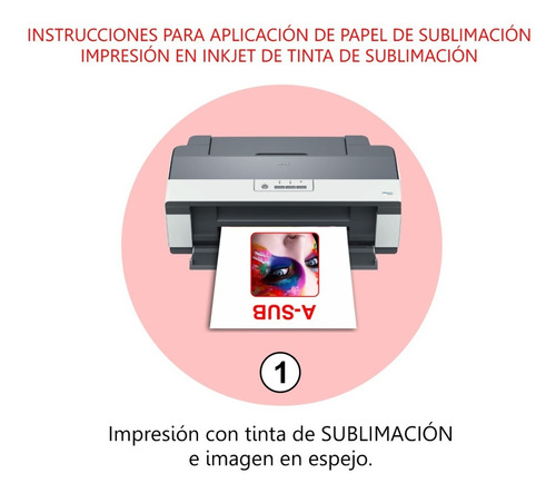 Imagen 6 de 9 de Papel De Sublimacion Secado Rapido A-sub A3 100 Hojas Remera