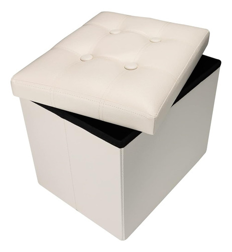 Amassmile® Storage Ottoman Taburete Plegable Reposapiés, Ban