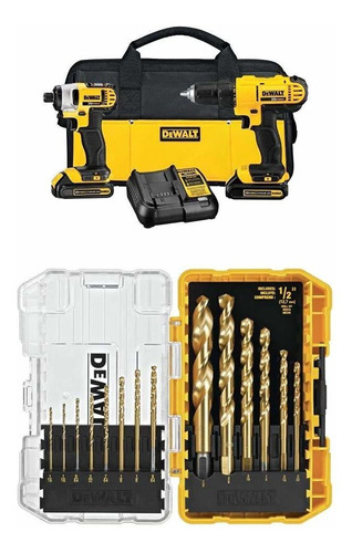 Dewalt Dck240c2 Juego De Brocas De Litio (20 V, 1,3 Ah) Con 