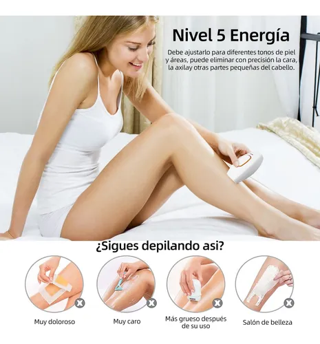 Depiladora Láser Permanente De Luz Pulsada Ipl Indolora