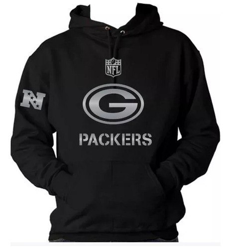 Buzo Canguro Green Bay - Packers Silver Md.1 Infantil