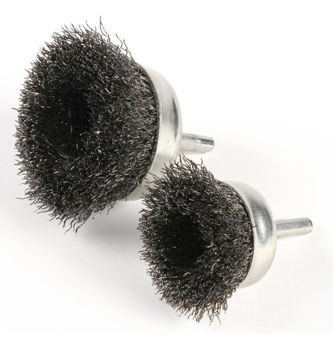 193030b- 3  X 1/4  Shank Crimped Cup Brushes, .014 Carb...