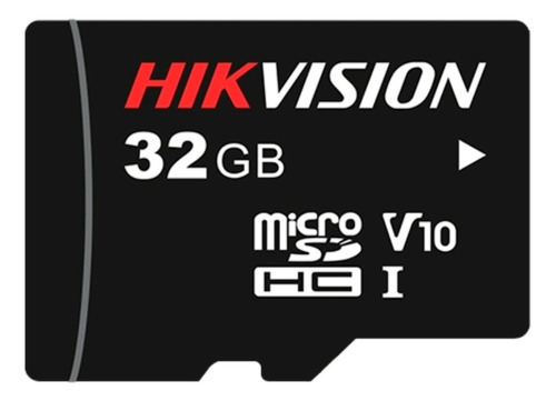 Hikvision Memoria Micro SD HS-TF-L2/32G/P 32gb V10 Clase 10 para Videovigilancia