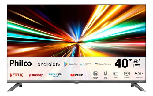 Smart Tv 40 Philco Ptv40m9gacgb Android Tv Hdmi Usb Wi-fi Dolby Audio Preta