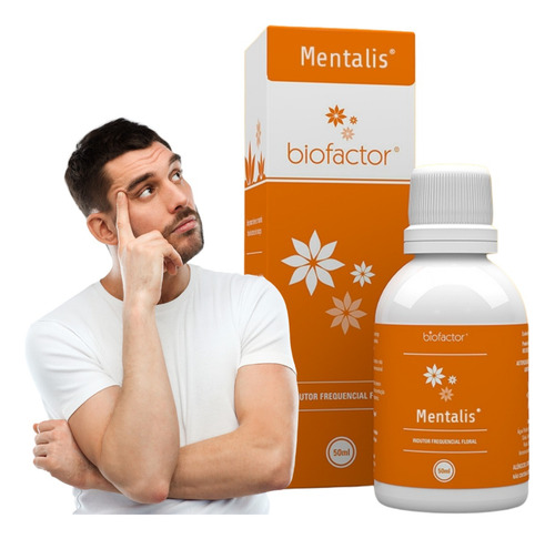 Mentalis Gotas Sublingual 50ml Fisioquântic Sabor Neutro