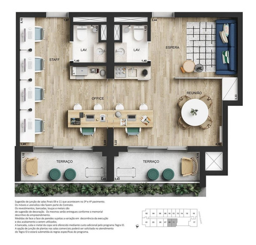 Imagem 5 de 7 de Sala À Venda No Bairro Perdizes - São Paulo/sp - O-22023-36526