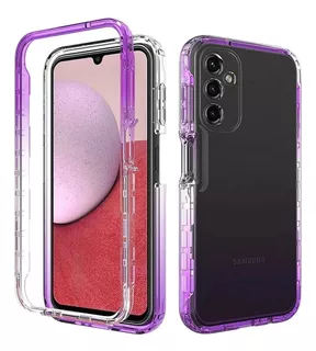 Funda 2 En Bicolor Transparente Difuminada Samsung Xiaomi