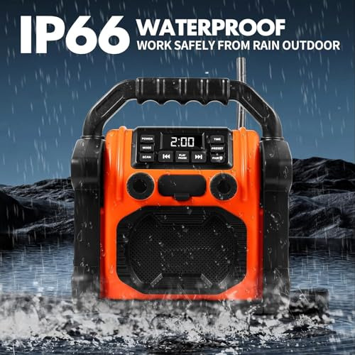 Pack Altavoz Bluetooth 30w Impermeable Para Obras Y Aventura