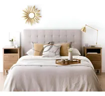 Comprar Respaldo Sommier Cama Queen Size Cabecera Largo One-k Decco