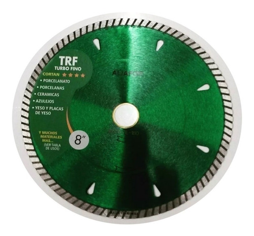 Disco P/ Porcelanatos Aliafor Trf-8 Clipper Tt200 Tr201 Color Verde oscuro