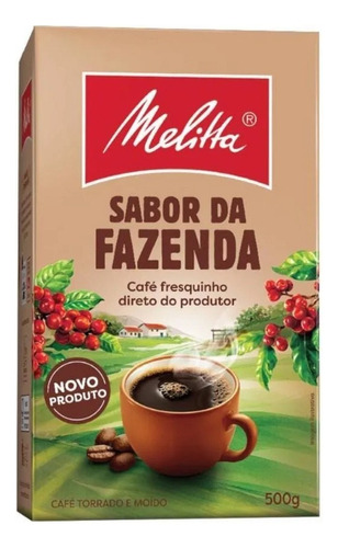 Café Torrado e Moído Melitta Sabor da Fazenda Caixa 500g