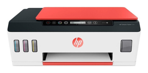 Impressora a cor multifuncional HP Smart Tank 514 com wifi branca 200V - 240V