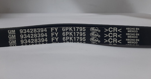 Imagen 3 de 3 de Correa Unica Original Acdelco Para Chevrolet Corsa 93428394