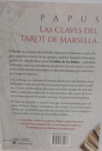 Libro Tarot Marsella-papus -kier