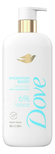 Dove Body Wash Hydration Boost Piel Seca 6% Suero 18.5 Oz
