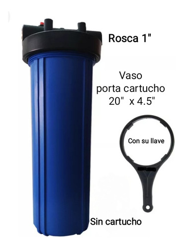 Vaso Porta Cartucho Para Filtro De Agua