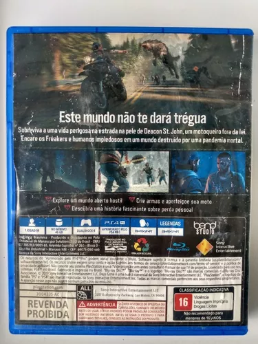 Jogo Days Gone Ps4 Midia Fisica, Comprar Novos & Usados