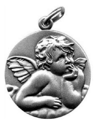 Medalla Angelito Rafael 24mm - Plata 925 